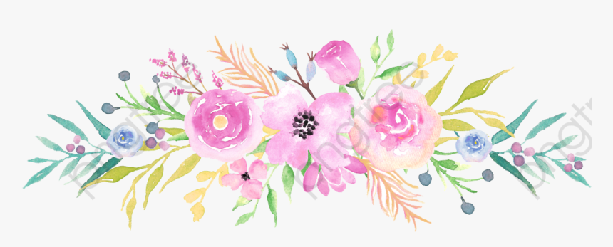 Detail Watercolor Flowers Png Nomer 22