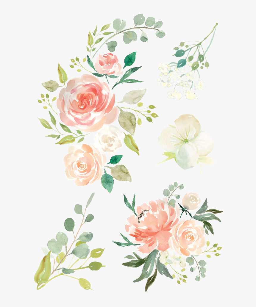 Detail Watercolour Flower Png Nomer 13