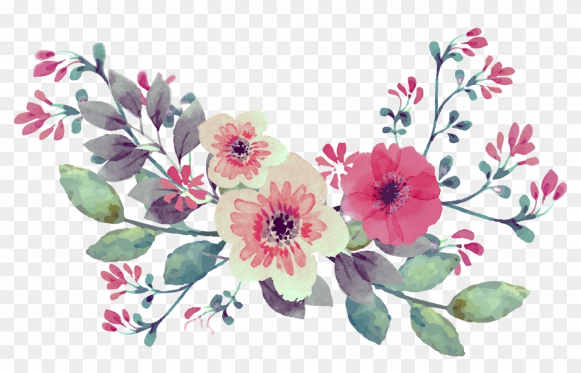 Detail Watercolour Flower Png Nomer 21