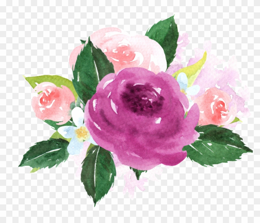 Detail Watercolour Flower Png Nomer 39