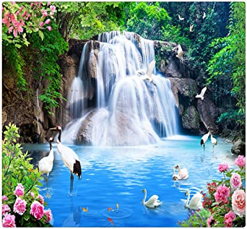 Detail Waterfall Wallpaper 3d Nomer 52