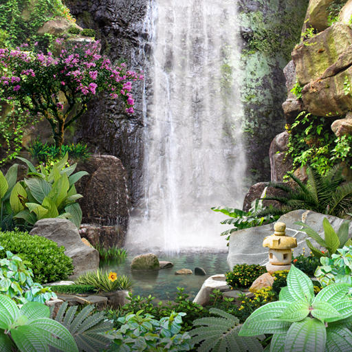 Detail Waterfall Wallpaper 3d Nomer 7