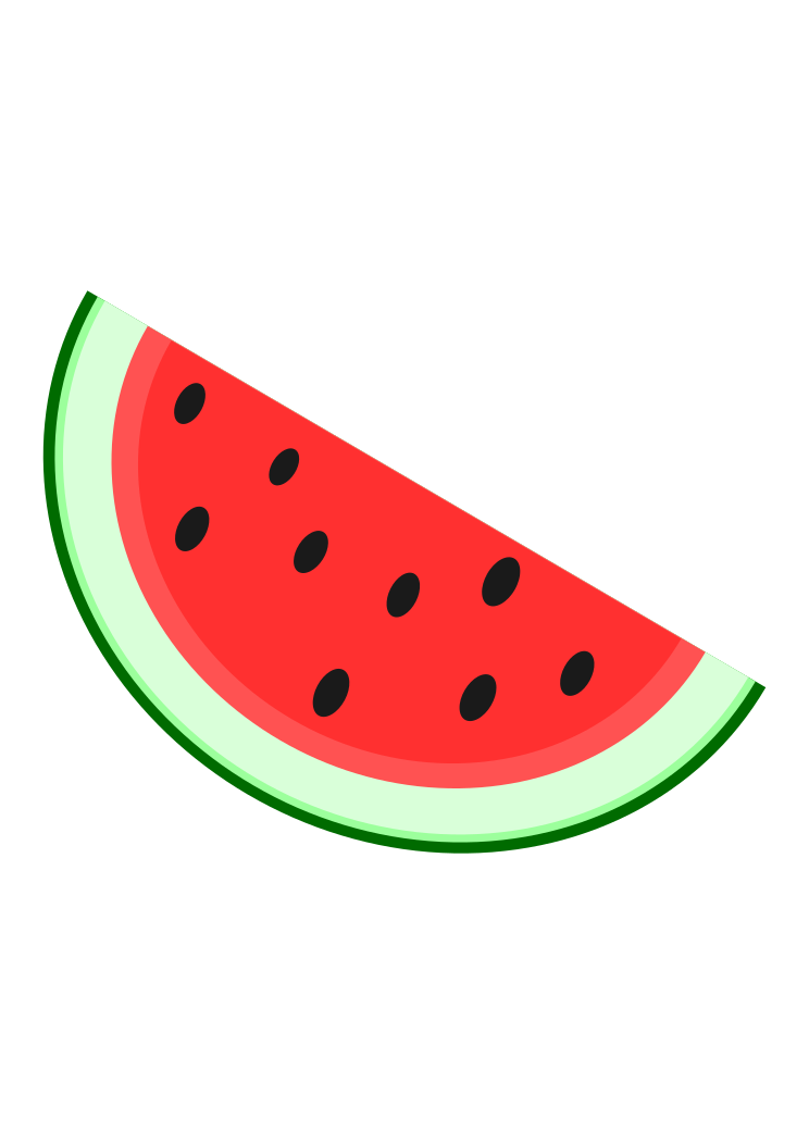 Detail Watermelon Clip Art Free Nomer 20