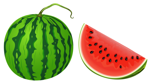 Detail Watermelon Clip Art Free Nomer 24