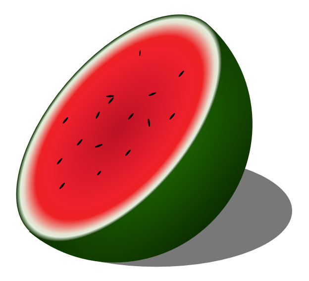 Detail Watermelon Clip Art Free Nomer 45