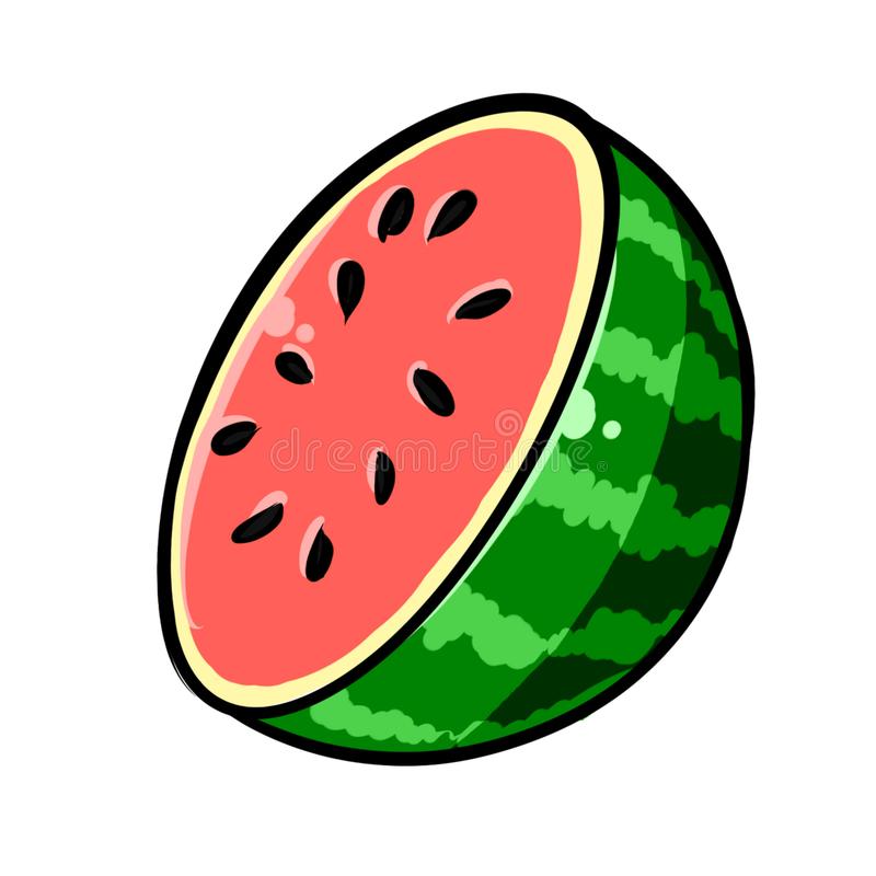 Detail Watermelon Clip Art Images Nomer 19