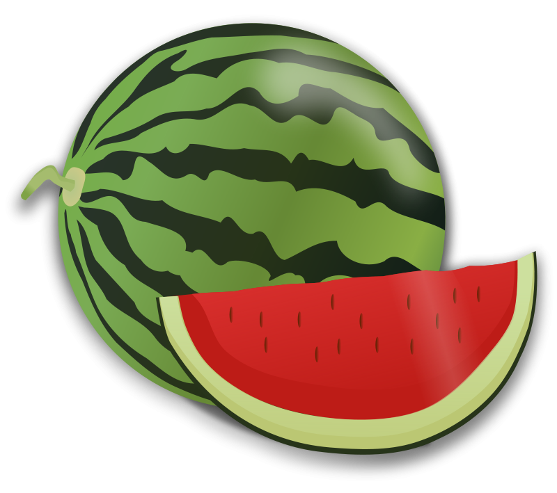 Detail Watermelon Clip Art Images Nomer 51
