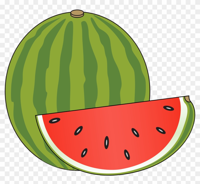 Detail Watermelon Clipart Black And White Nomer 36