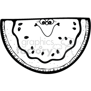 Detail Watermelon Clipart Black And White Nomer 40