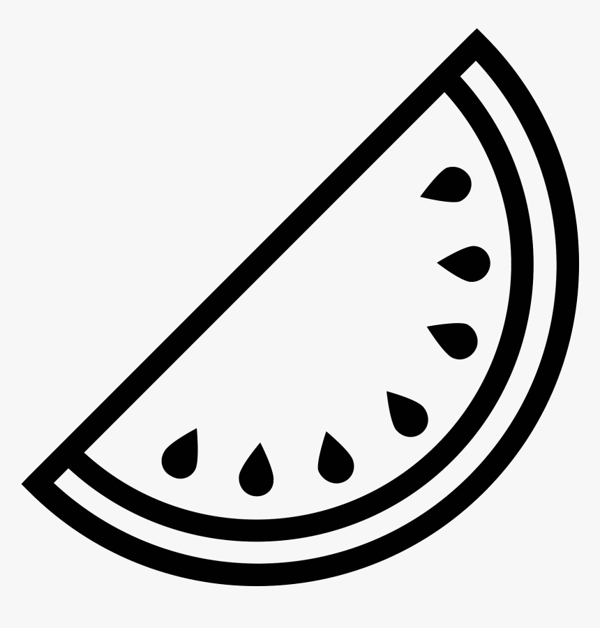 Detail Watermelon Clipart Black And White Nomer 5