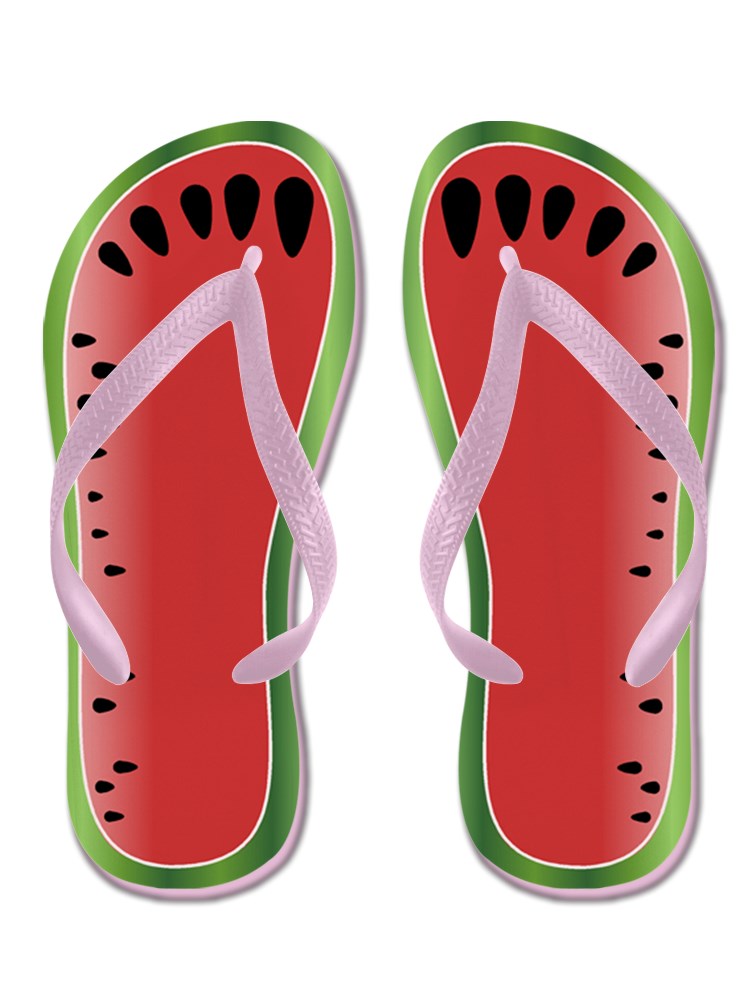 Detail Watermelon Flip Flops Nomer 2