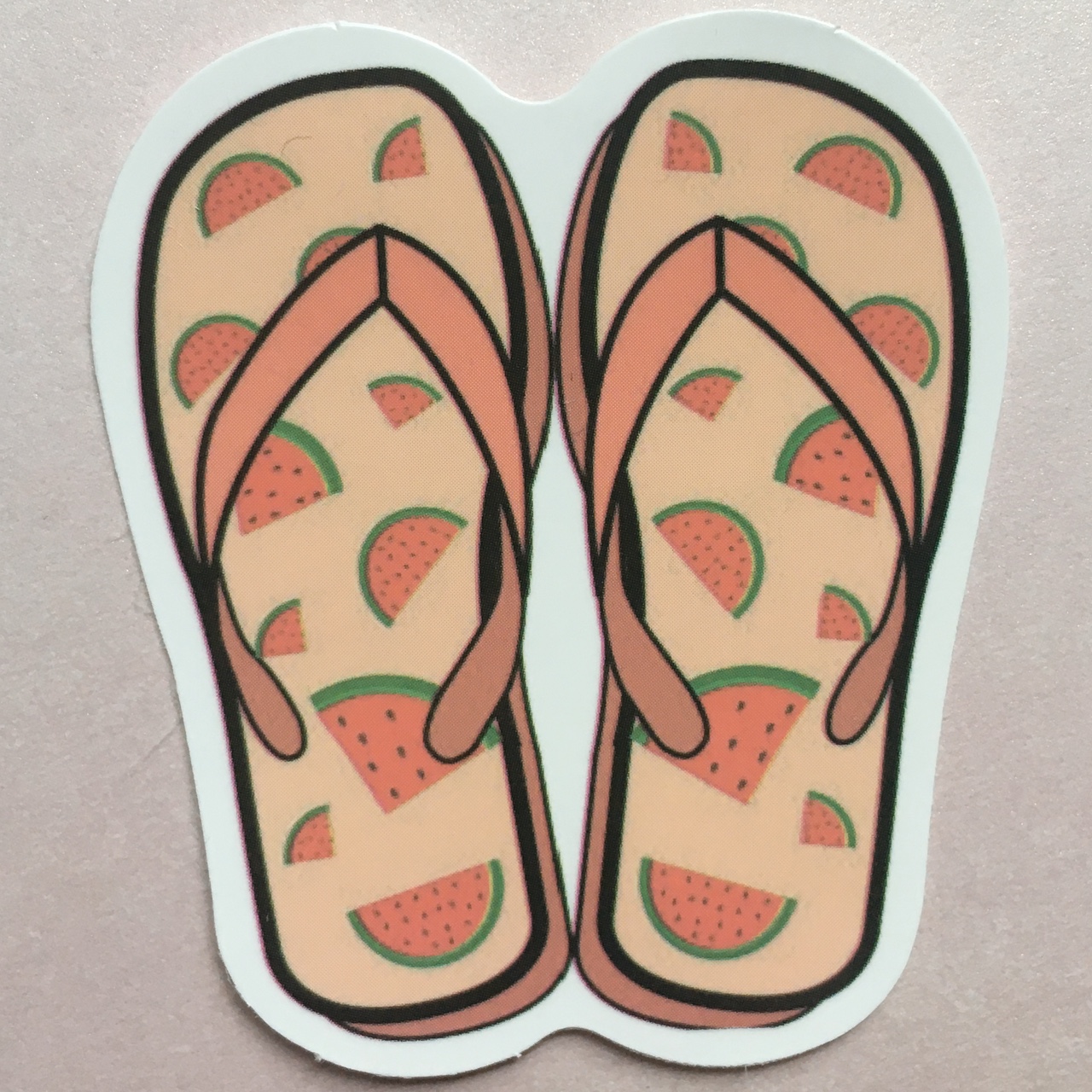 Detail Watermelon Flip Flops Nomer 37