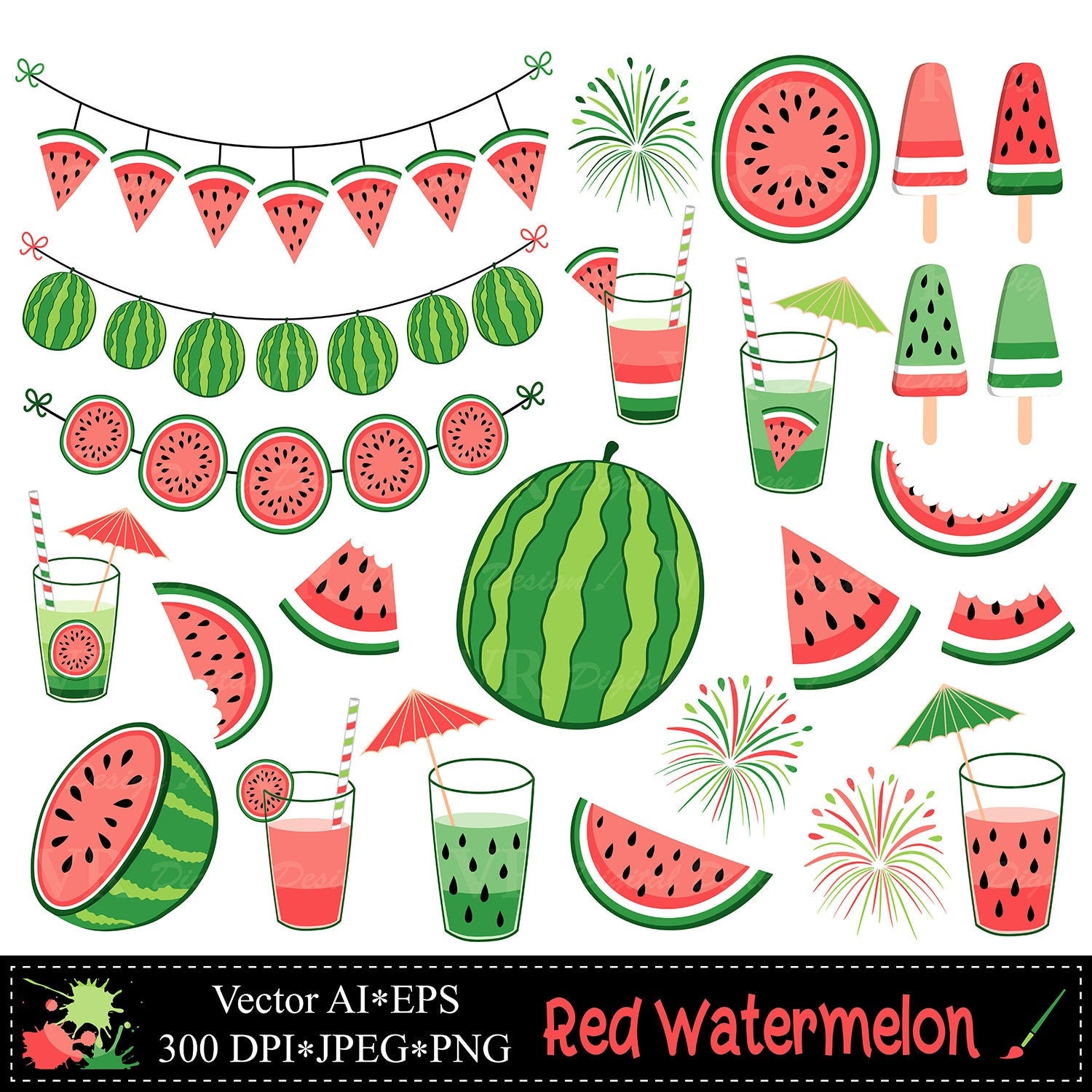 Detail Watermelon Graphics Nomer 27