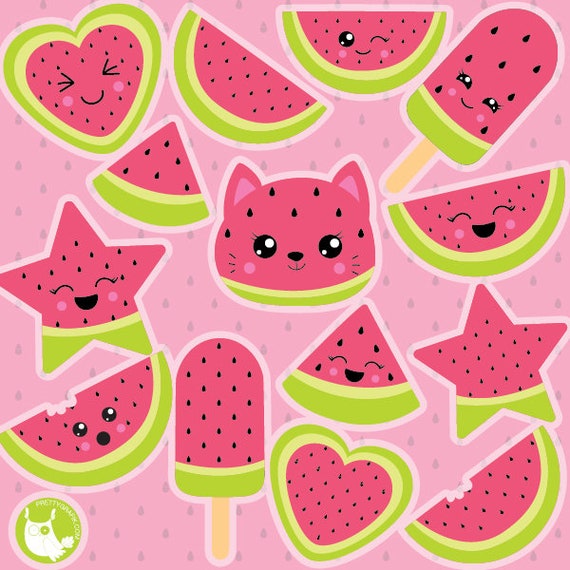 Detail Watermelon Images Clip Art Nomer 41