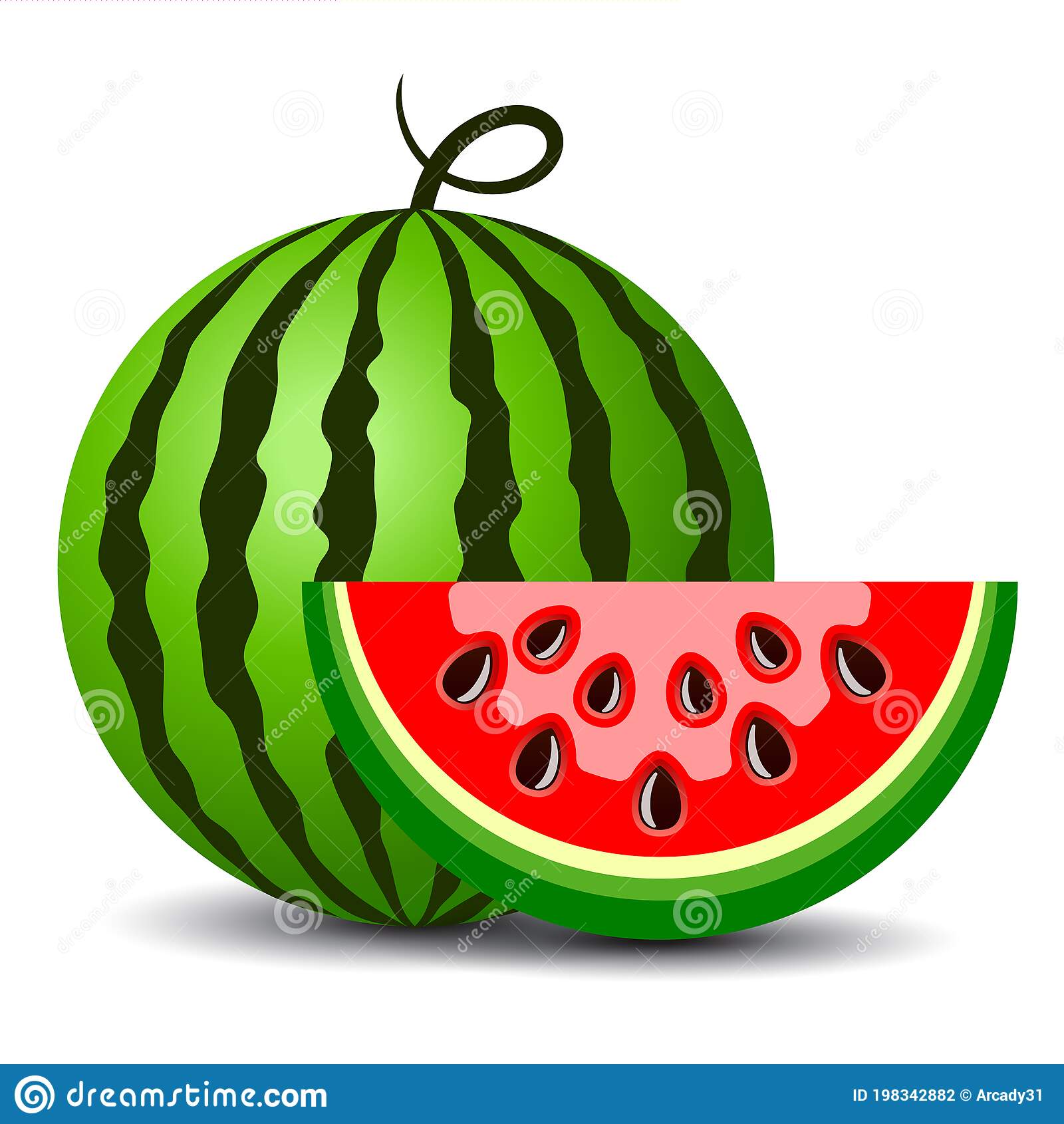 Detail Watermelon Images Clip Art Nomer 43