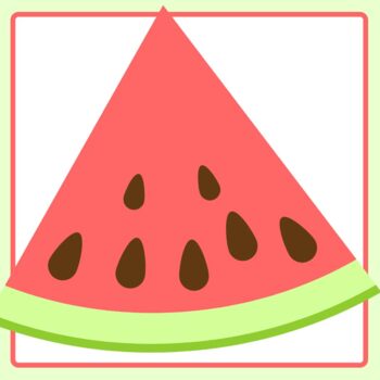 Detail Watermelon Seeds Clip Art Nomer 25
