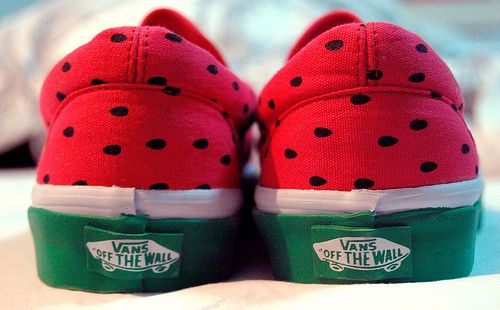 Download Watermelon Vans Shoes Nomer 22