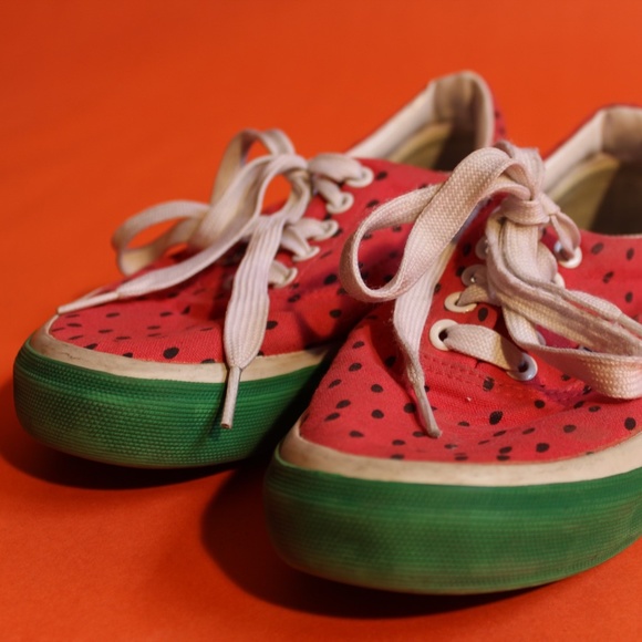 Detail Watermelon Vans Shoes Nomer 48