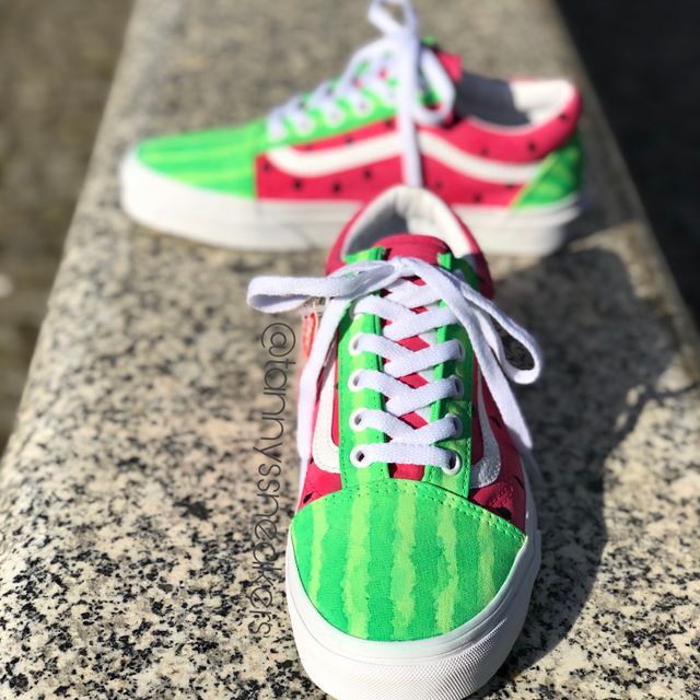 Detail Watermelon Vans Shoes Nomer 51
