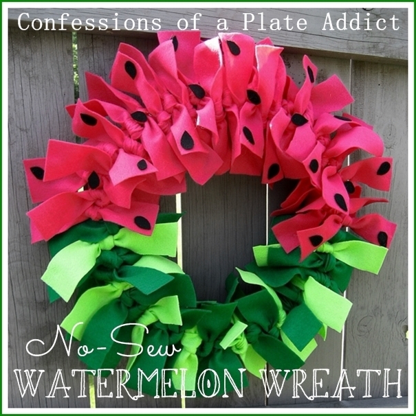 Detail Watermelon Wreath Nomer 16