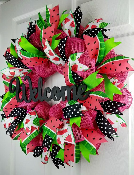 Detail Watermelon Wreath Nomer 34