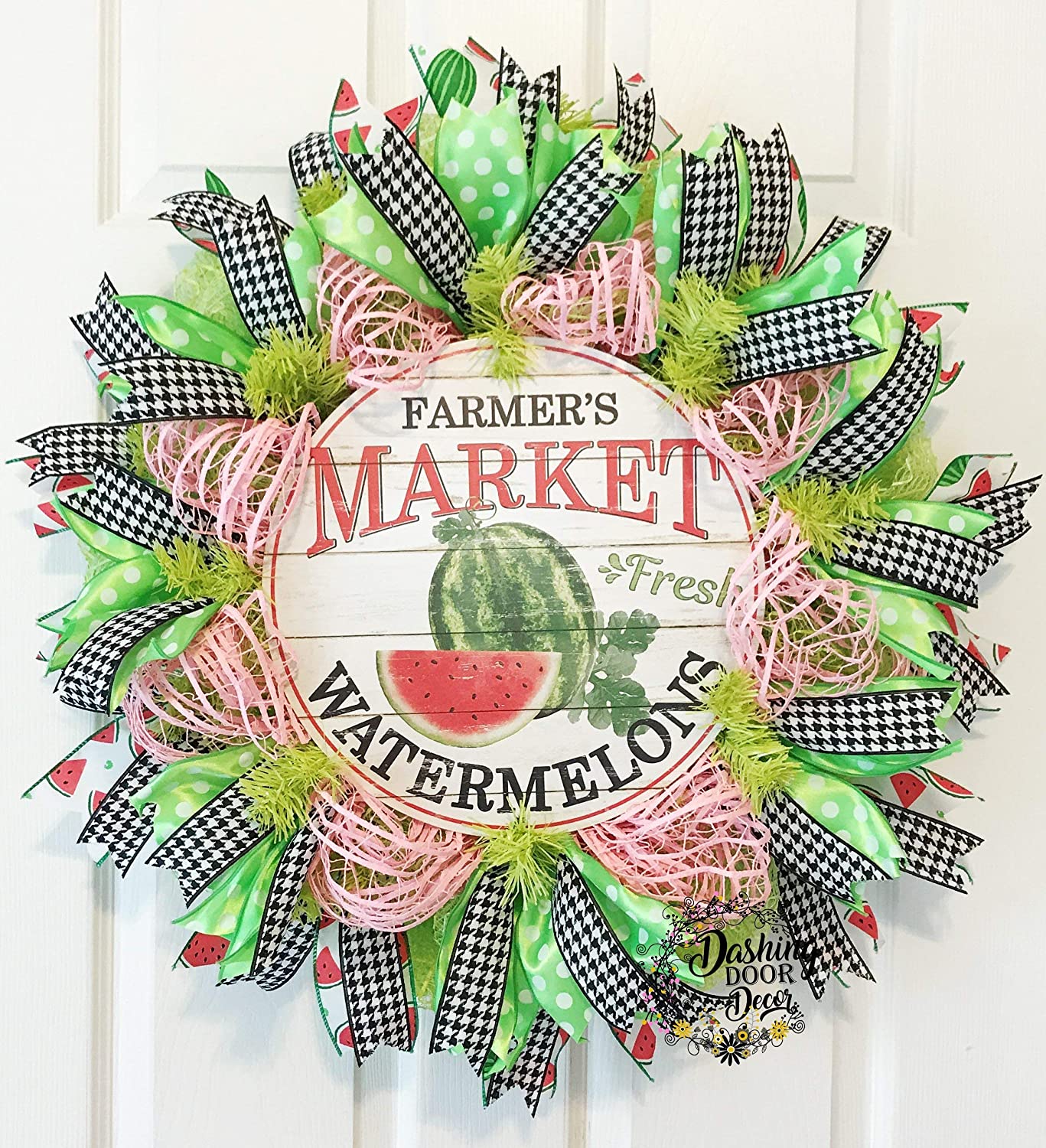 Detail Watermelon Wreath Nomer 35