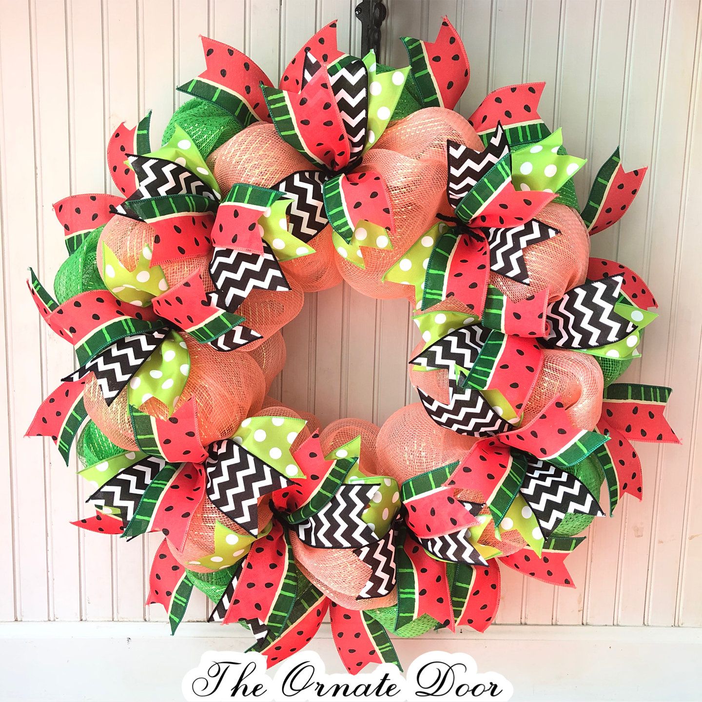 Detail Watermelon Wreath Nomer 50