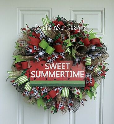 Detail Watermelon Wreath Nomer 55