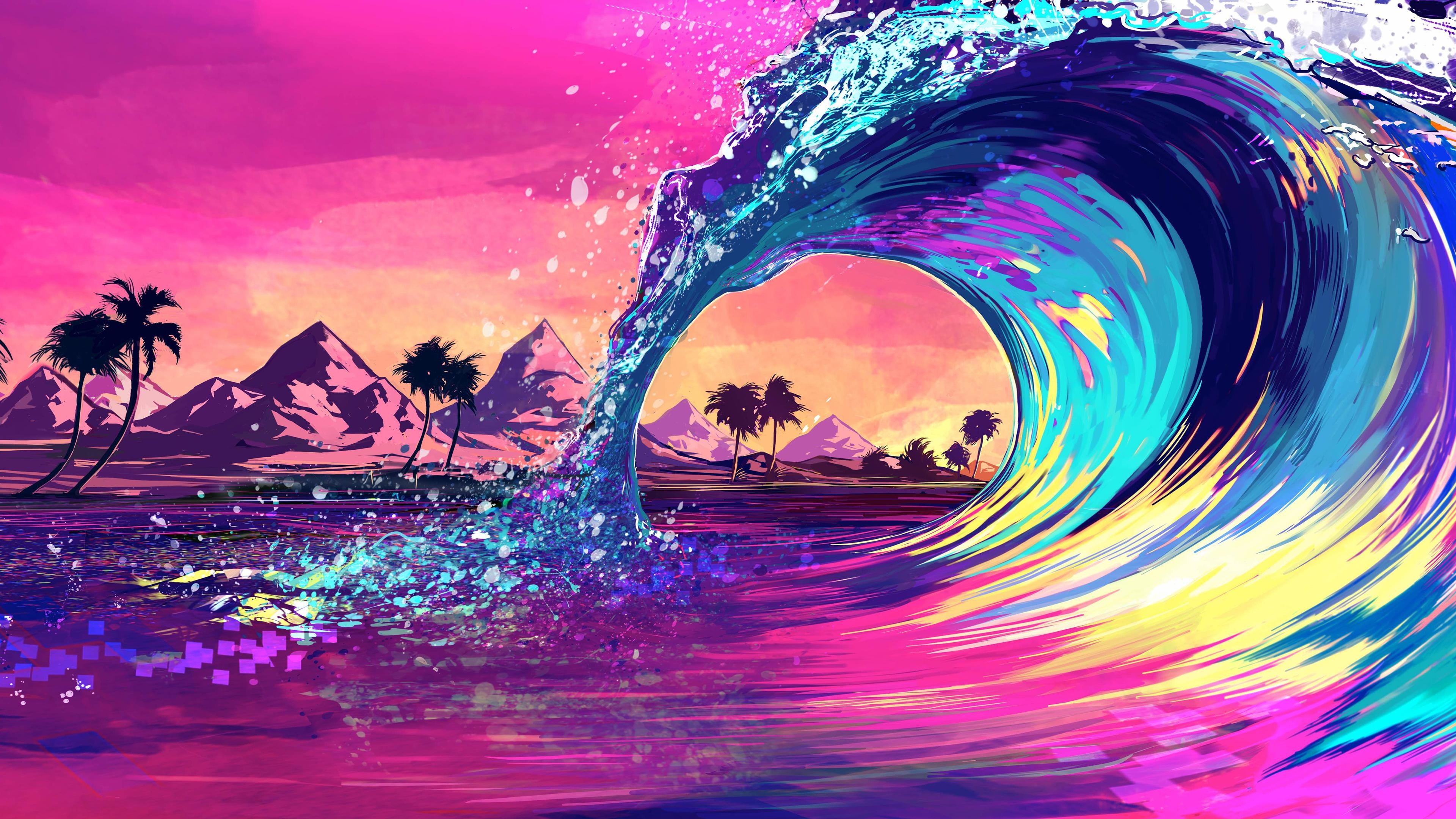 Detail Wave Background Hd Nomer 31