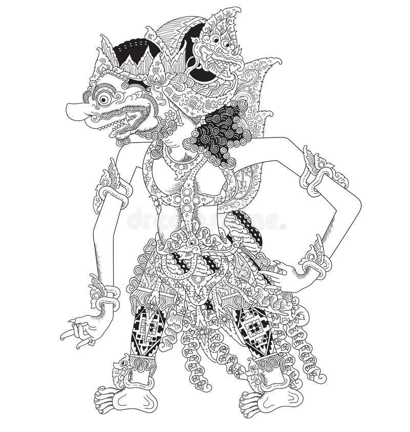 Detail Wayang Hitam Putih Nomer 50