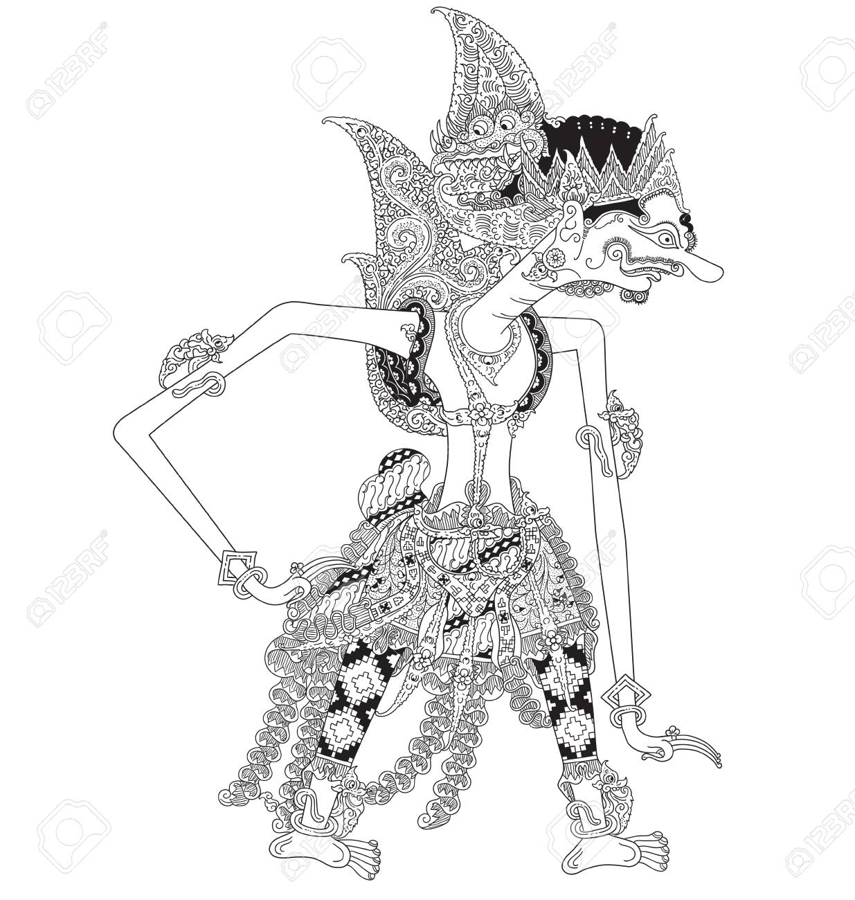 Detail Wayang Kulit Gambar Nomer 6