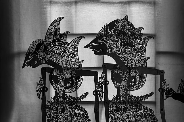 Detail Wayang Kulit Hitam Putih Nomer 42