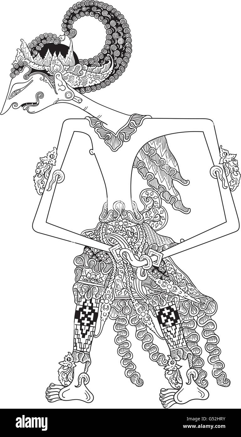 Detail Wayang Kulit Vector Png Nomer 38