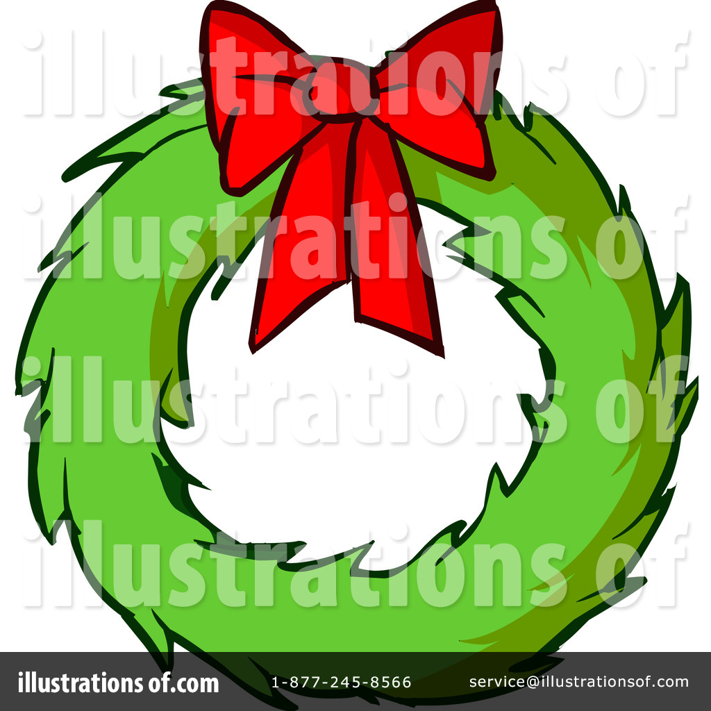 Detail Simple Christmas Wreath Clipart Nomer 38