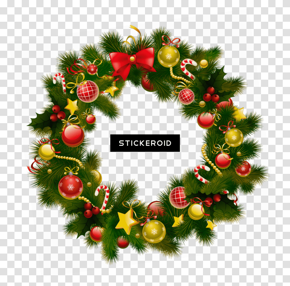 Detail Simple Christmas Wreath Clipart Nomer 51