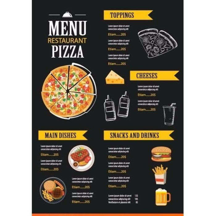 Detail Simple Desain Menu Makanan Nomer 13