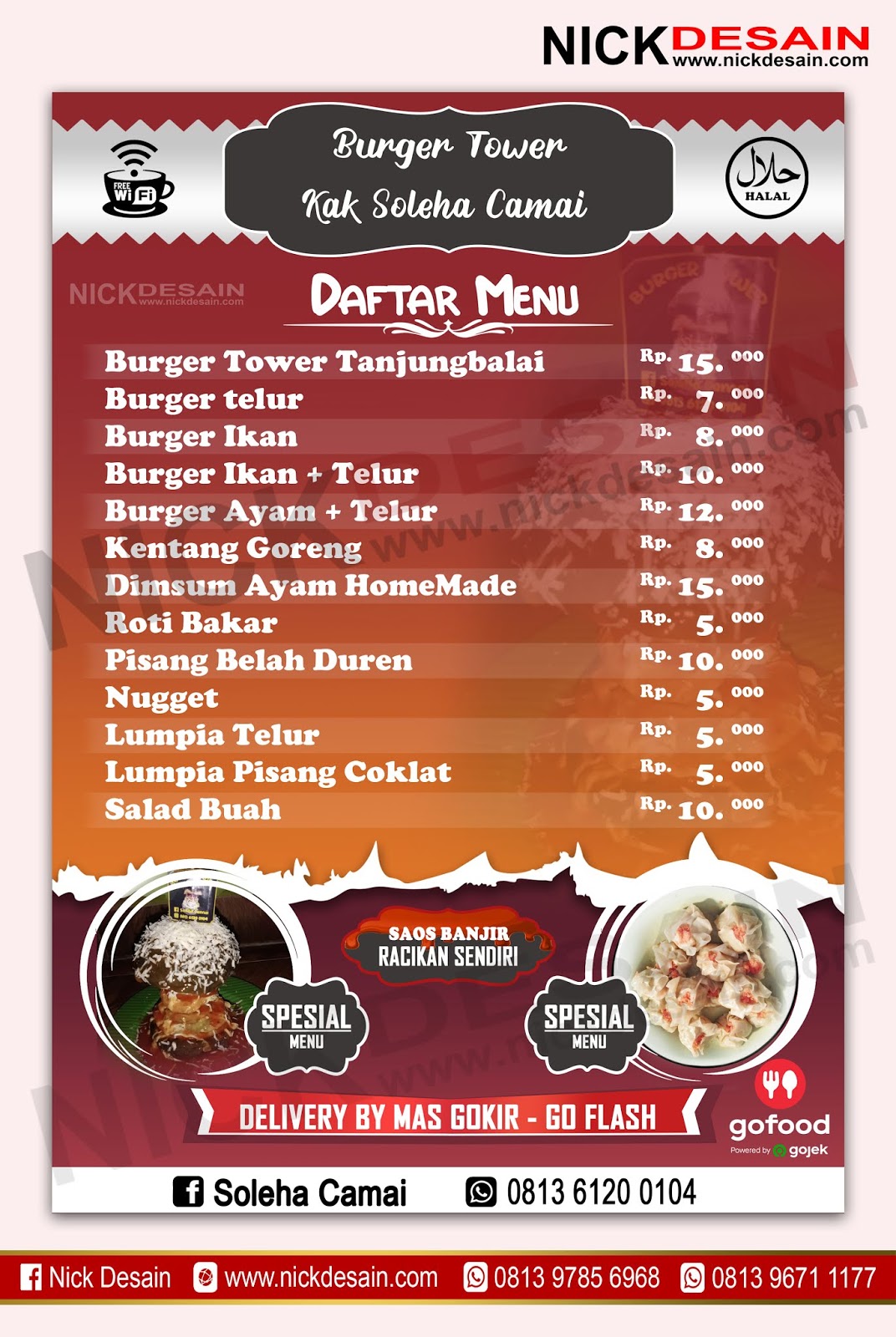 Detail Simple Desain Menu Makanan Nomer 46