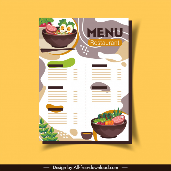 Detail Simple Desain Menu Makanan Nomer 49