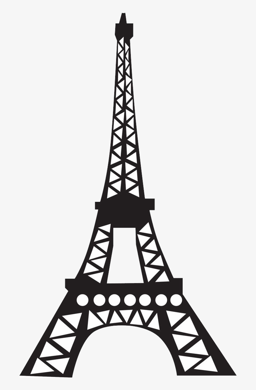 Detail Simple Eiffel Tower Silhouette Nomer 18