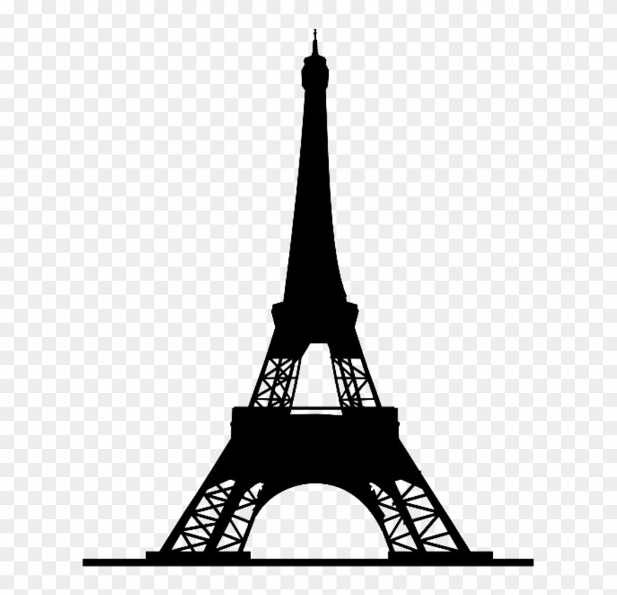 Detail Simple Eiffel Tower Silhouette Nomer 20