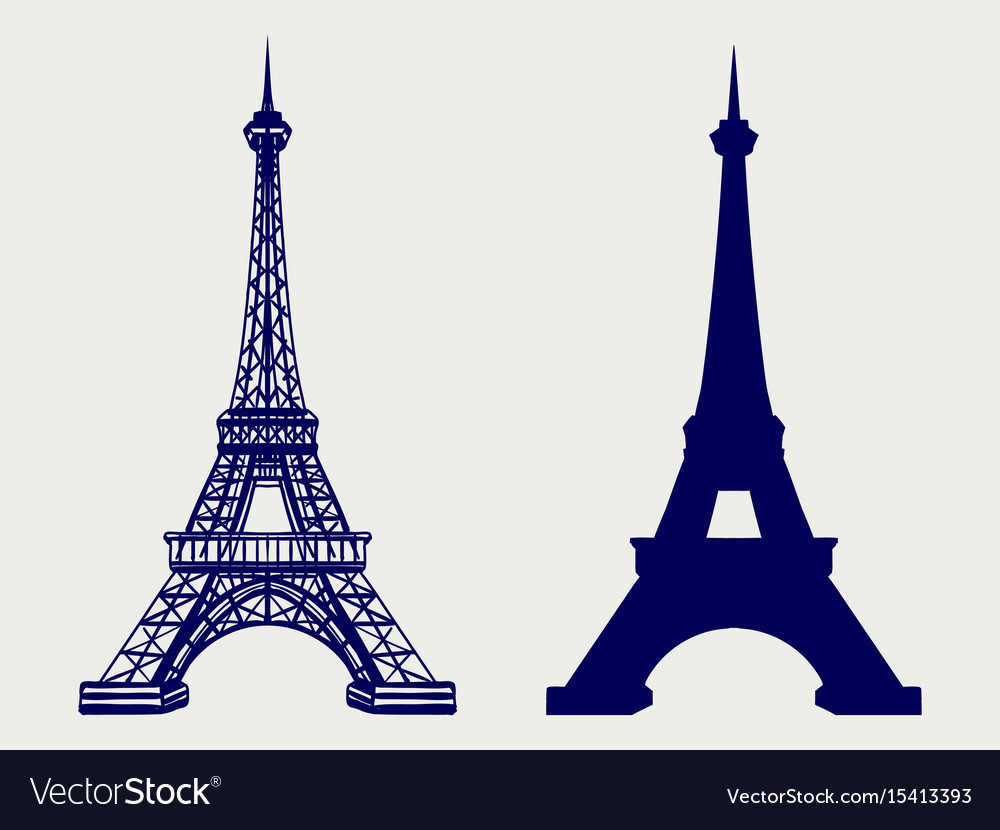 Detail Simple Eiffel Tower Silhouette Nomer 25