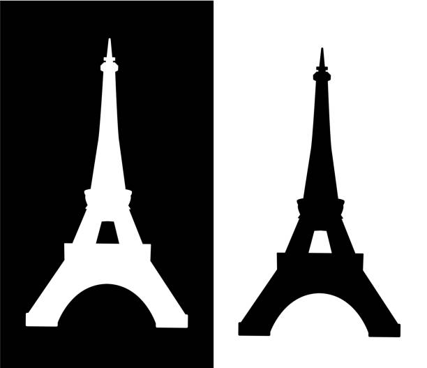 Detail Simple Eiffel Tower Silhouette Nomer 34