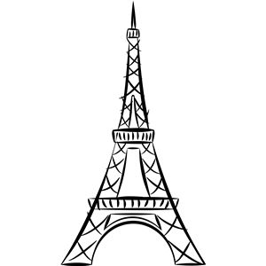 Detail Simple Eiffel Tower Silhouette Nomer 46
