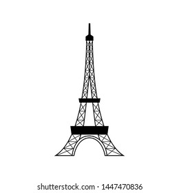 Detail Simple Eiffel Tower Silhouette Nomer 49