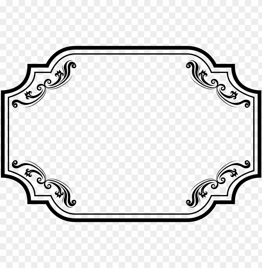 Detail Simple Frame Vector Png Nomer 21