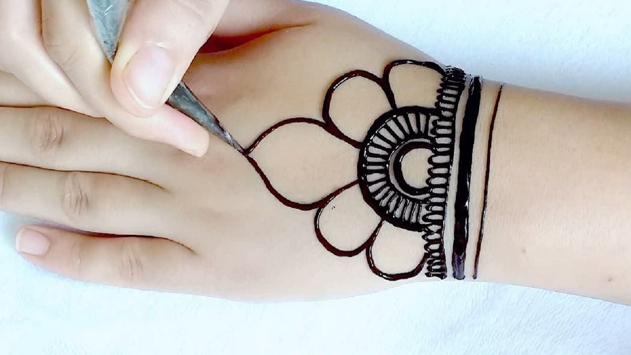 Detail Simple Gambar Henna Nomer 13