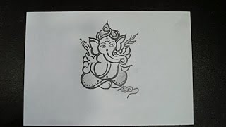 Detail Simple Ganesh Pencil Drawing Nomer 25