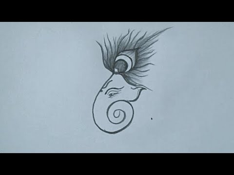 Detail Simple Ganesh Pencil Drawing Nomer 6