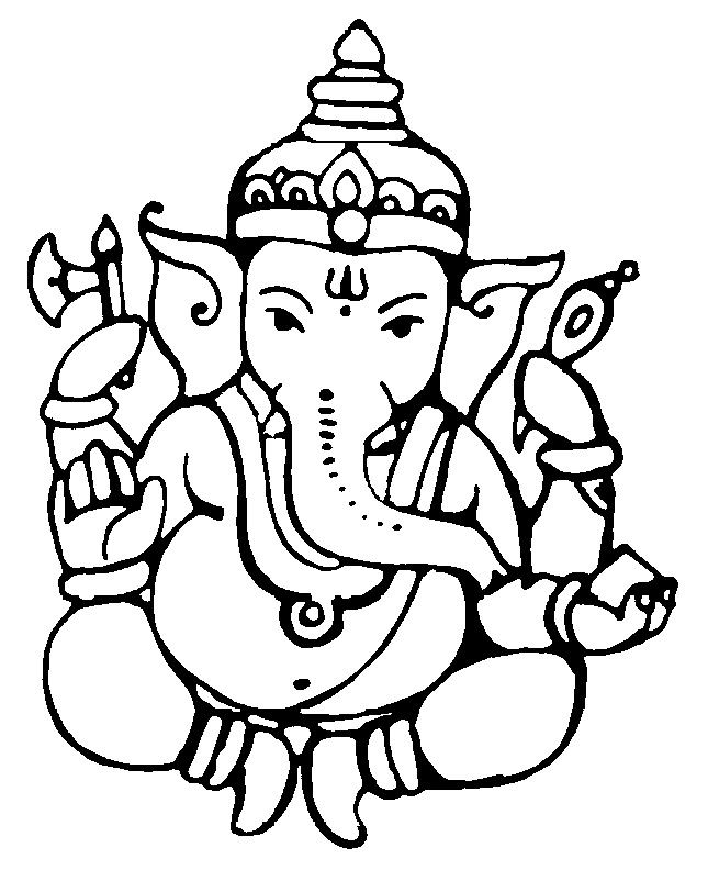 Detail Simple Ganesh Pencil Drawing Nomer 42