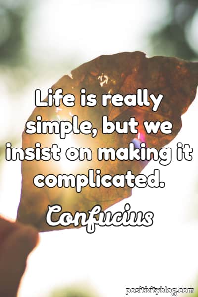 Detail Simple Life Quotes In English Nomer 19